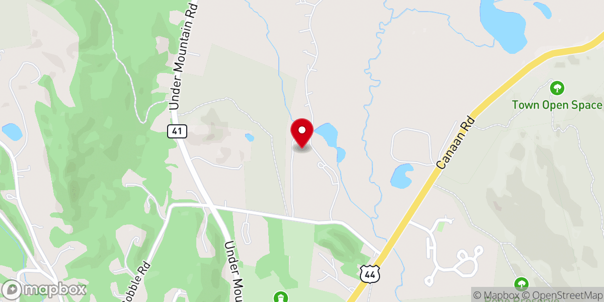 Map showing location of Rotary Club of Salisbury CT