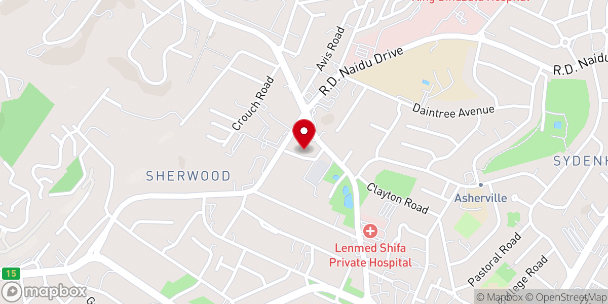 Map showing location of St. Anne's Catholic Parish