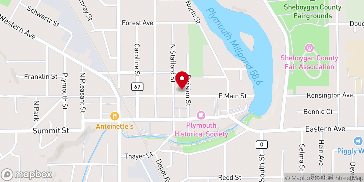 Map showing location of St. Maria of Paris Chapel