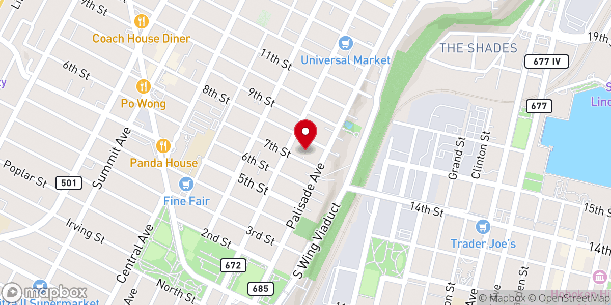 Map showing location of Iglesia Pentecostal La Paz de Jesucristo