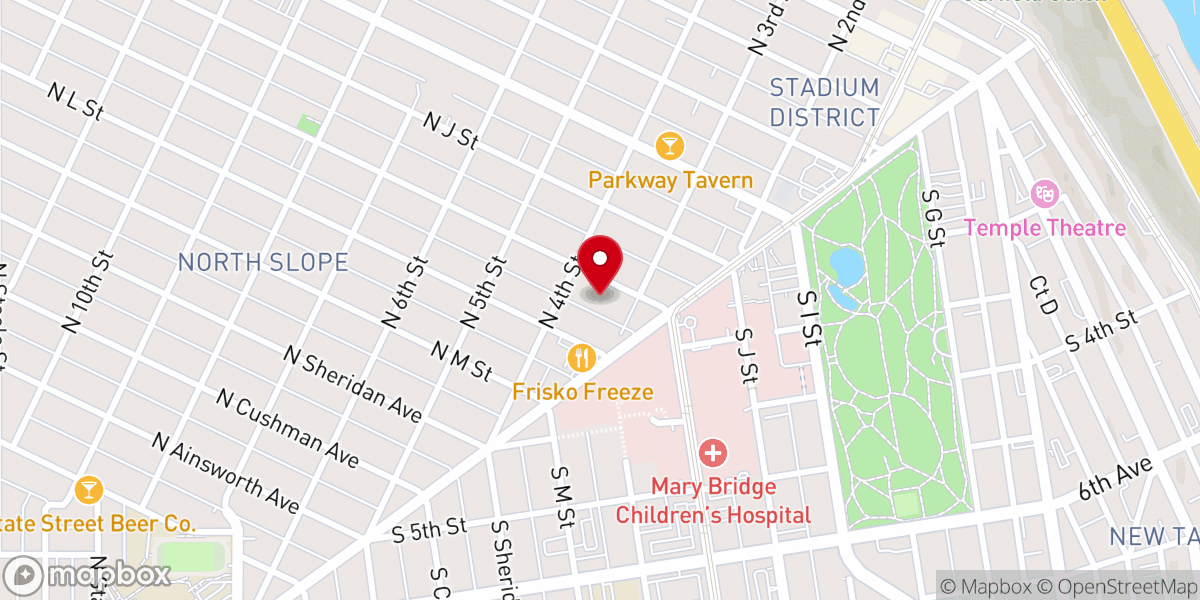 Map showing location of Christ Episcopal Church
