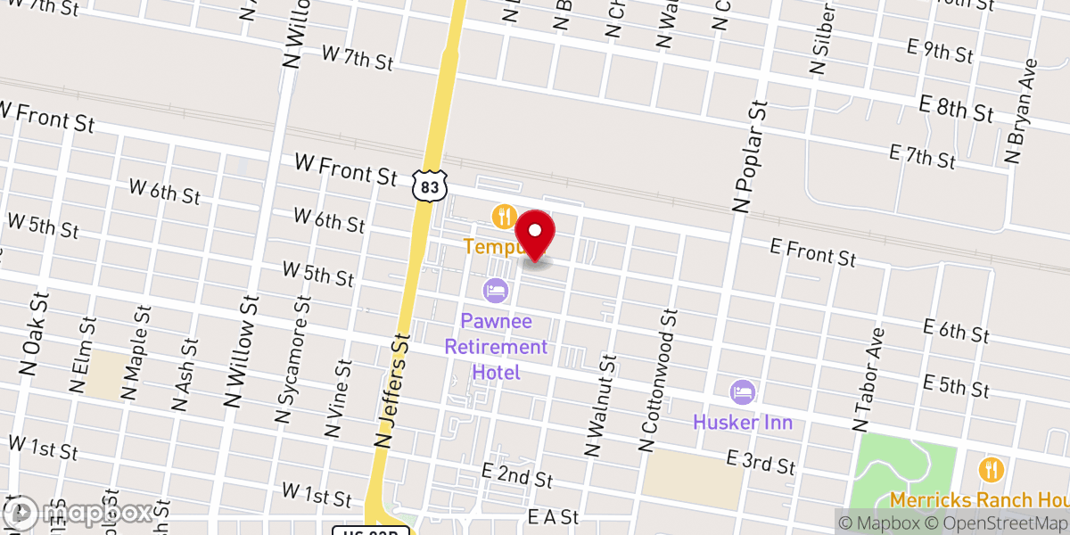 Map showing location of Families 1st Partnership