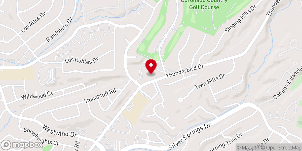 Map showing location of Congregation B'nai Zion