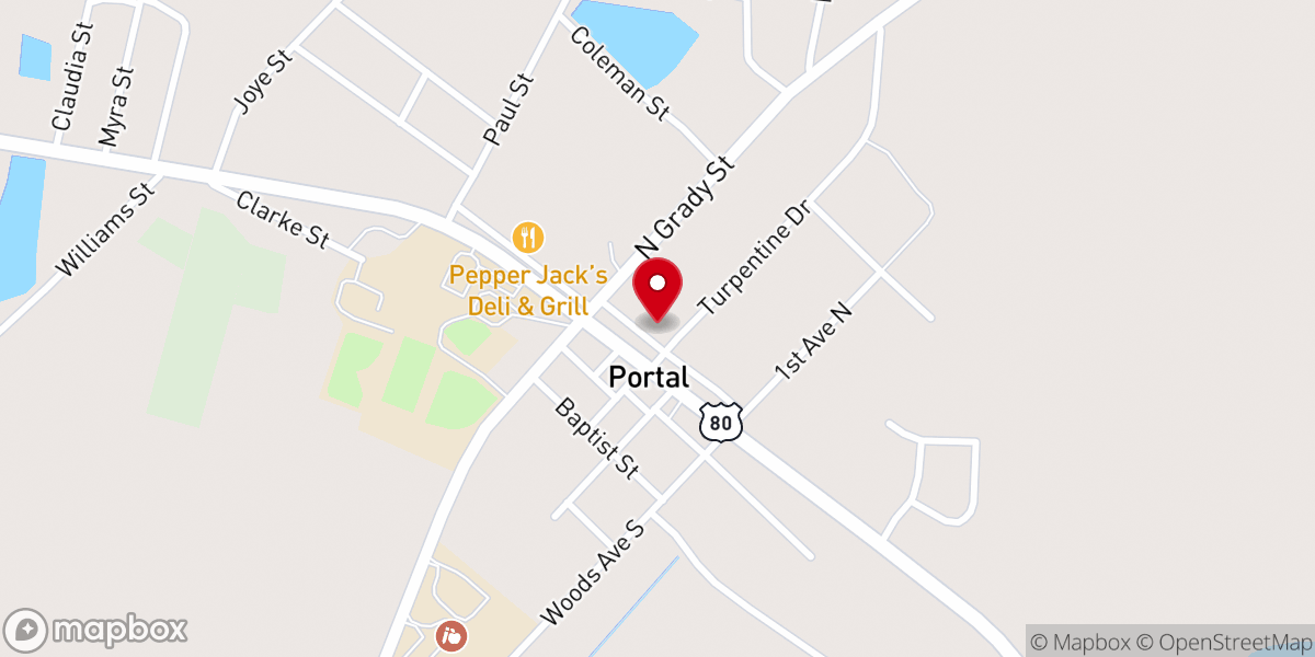Map showing location of True Worship Ministries