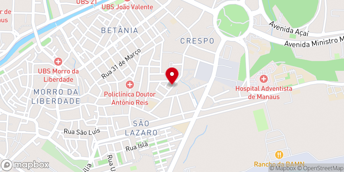 Map showing location of Igreja De Deus Pentecostal Do Brasil - Ágape