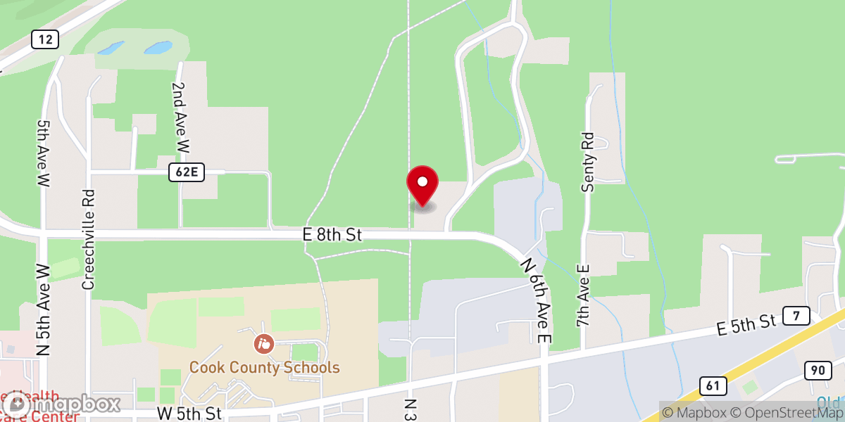 Map showing location of Cornerstone Community Church