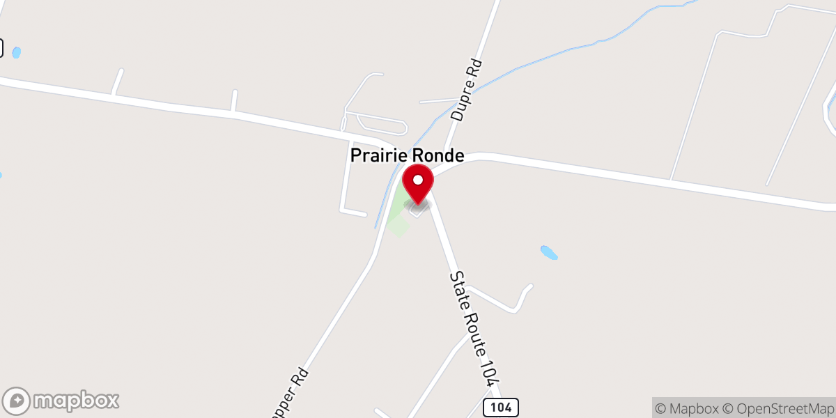 Map showing location of Sacred Heart Church