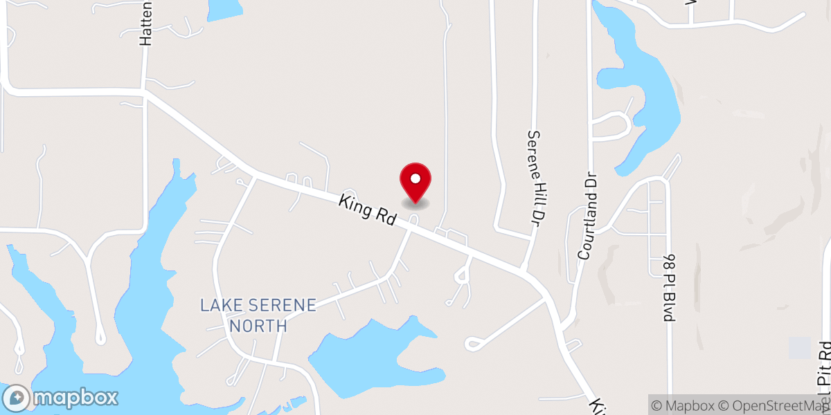 Map showing location of Hattiesburg Church of Christ