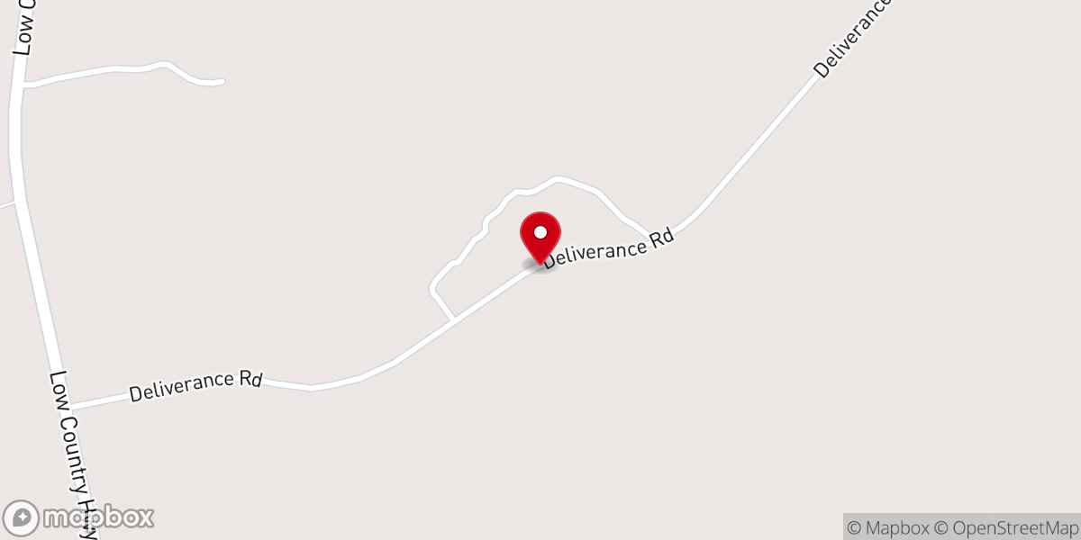 Map showing location of Praise Tabernacle Church