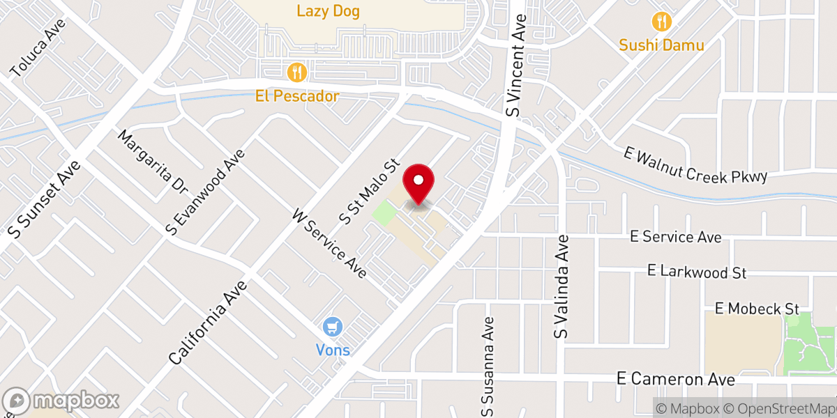 Map showing location of St. Christopher Parish School