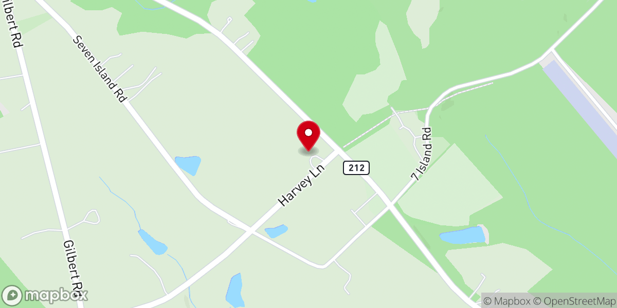 Map showing location of Lighthouse Mennonite Church