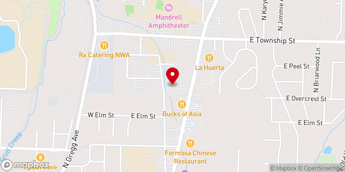 Map showing location of The Grove Church