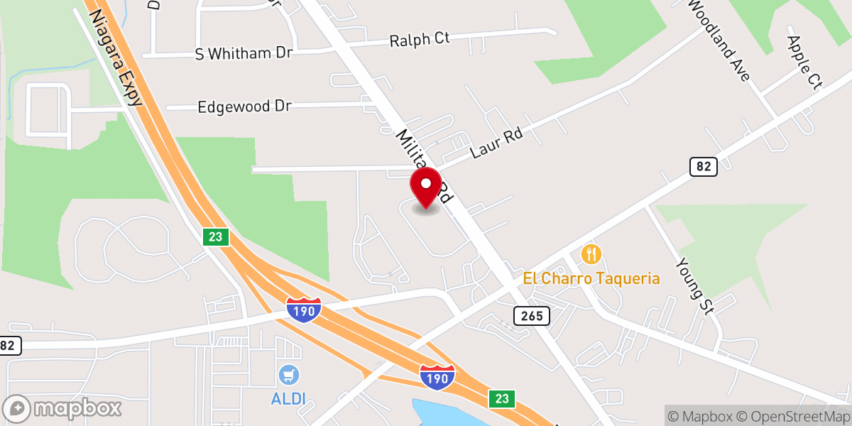 Map showing location of St. Vincent de Paul Parish Center