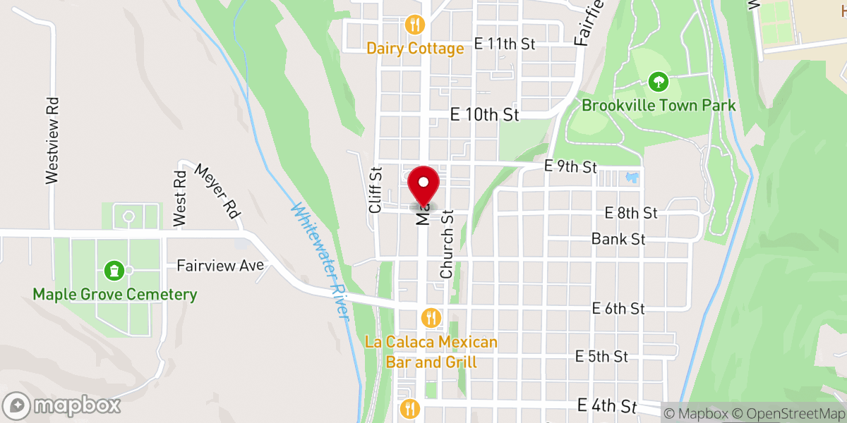 Map showing location of Evangelism Now Church