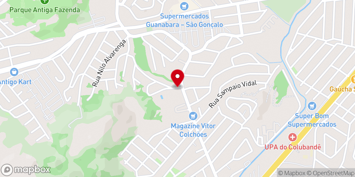 Map showing location of Assembleia De Deus Jardim Nazareth