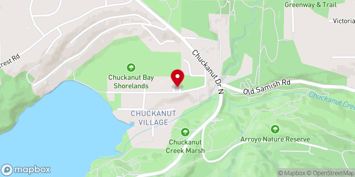 Map showing location of Providence Baptist Chuch