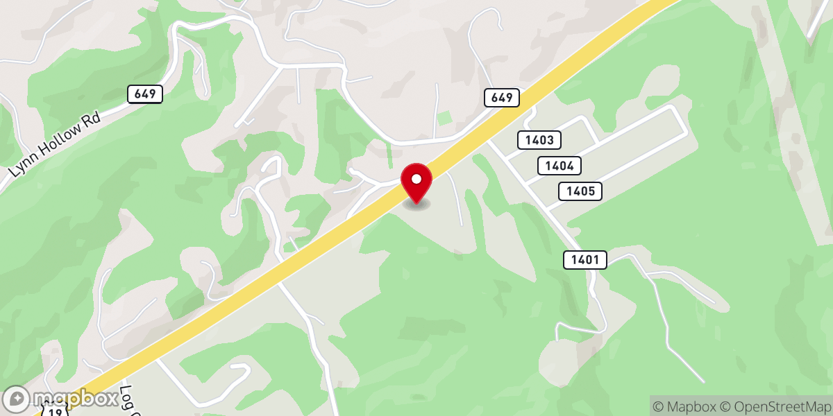 Map showing location of Mount Zion Church