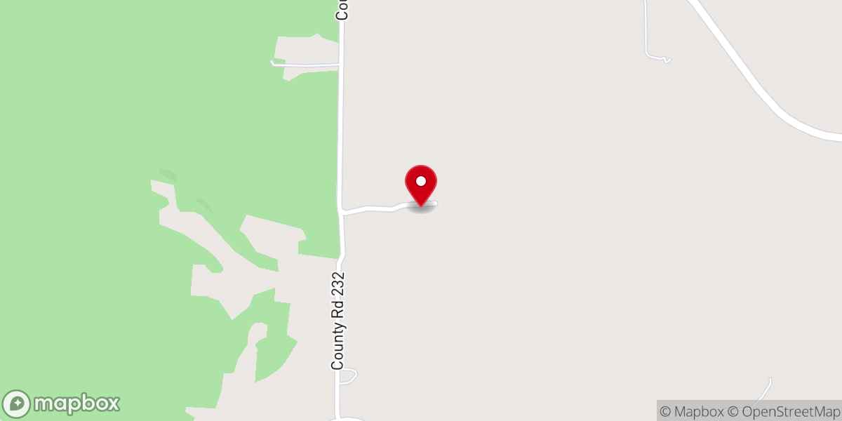 Map showing location of Round Pond Church