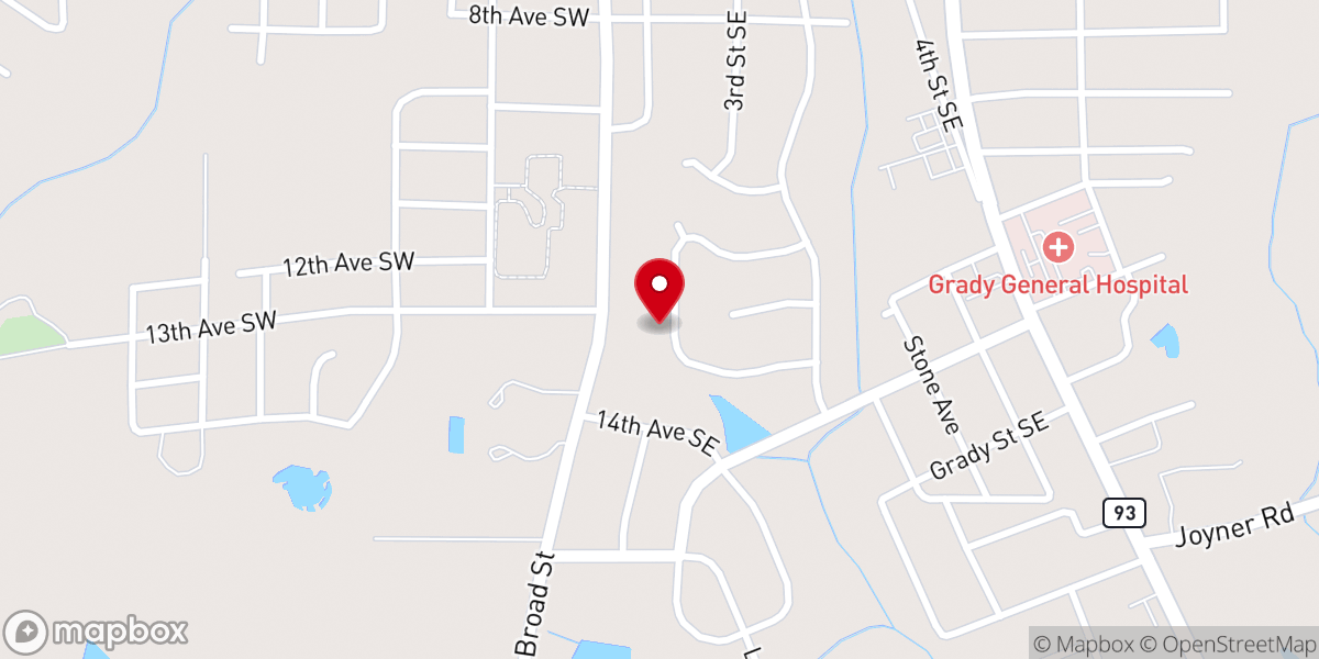 Map showing location of Harrell Carl K