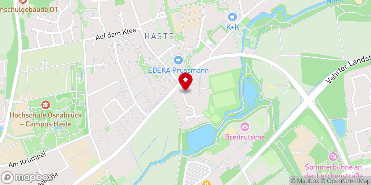 Map showing location of Kath. Pfarramt Christus König