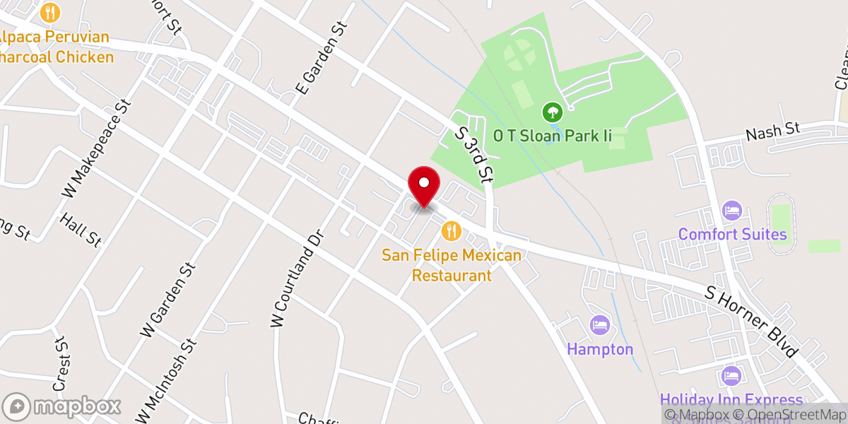 Map showing location of Iglesia pentecostal Rey de gloria