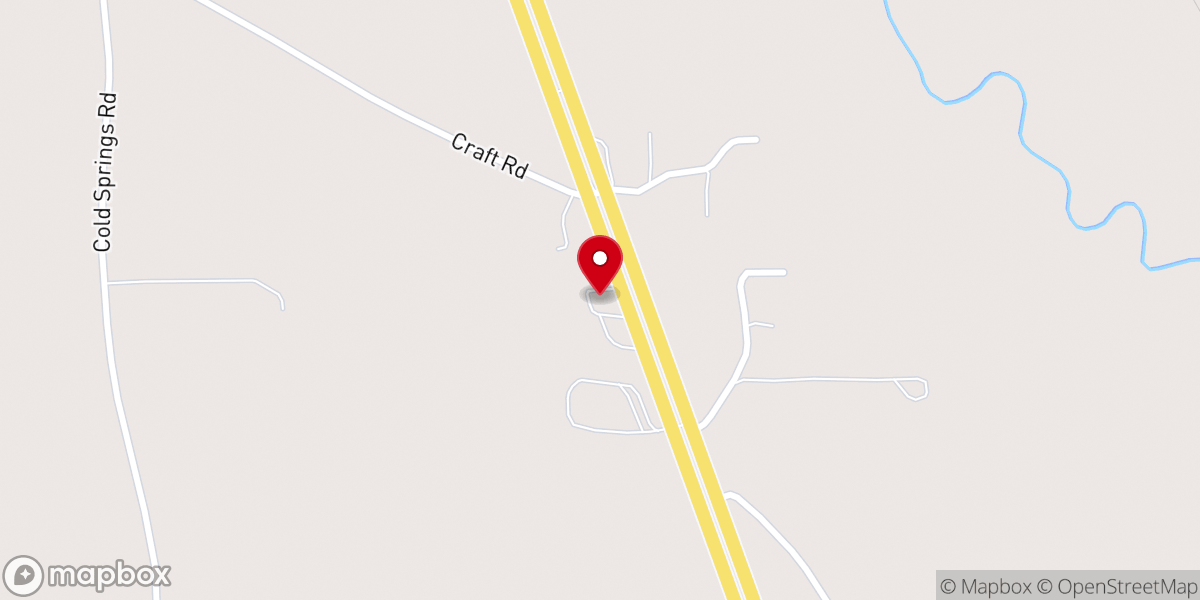 Map showing location of Cornerstone Pentecostal Church