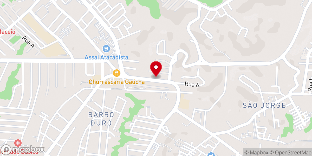 Map showing location of Universal Barro Duro