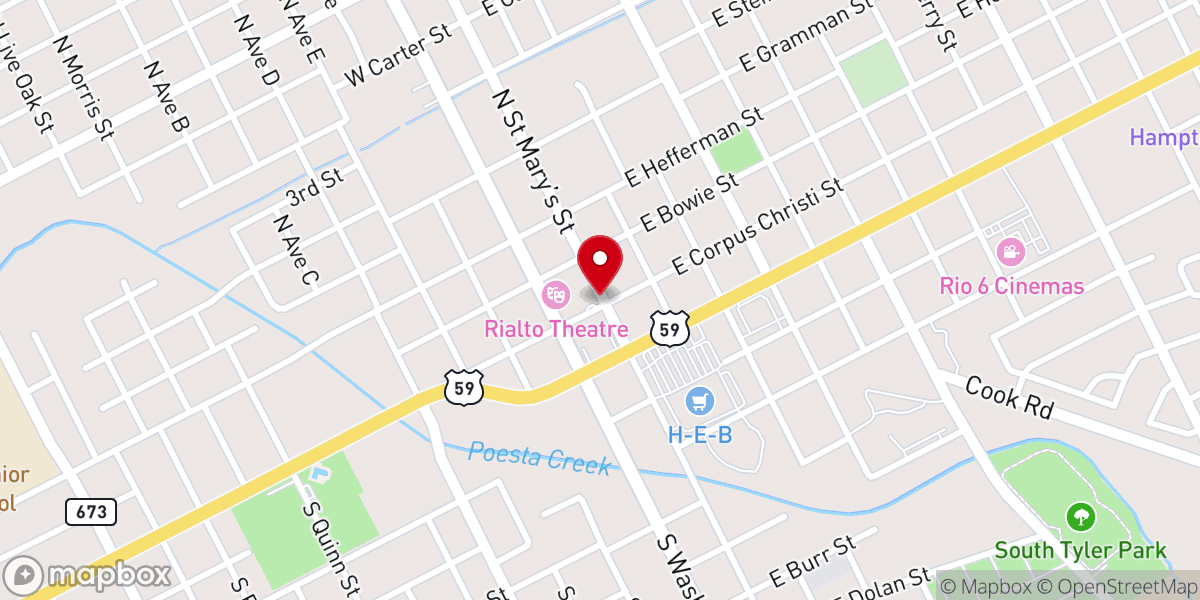 Map showing location of Unified Pentecostal Church
