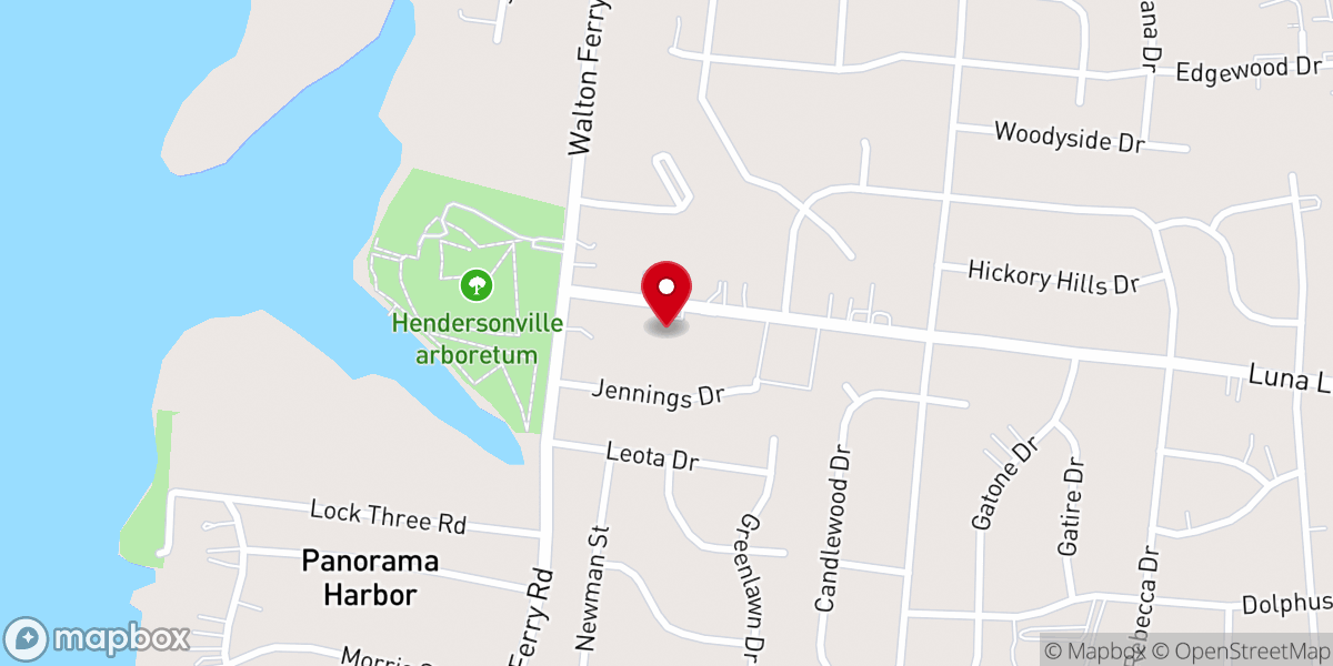 Map showing location of Luna Lane Church of Christ
