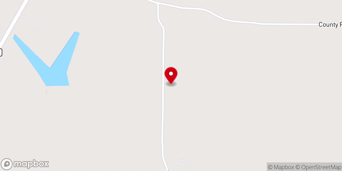Map showing location of New Hope Church