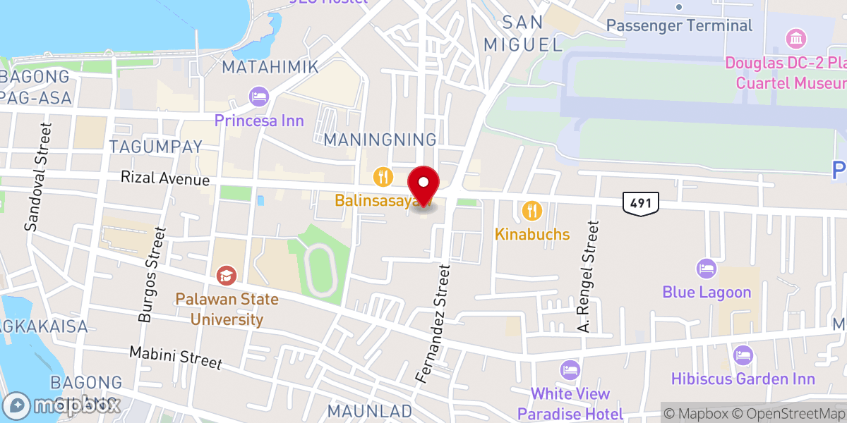 Map showing location of Good News Christian Church ( AEFPI)
