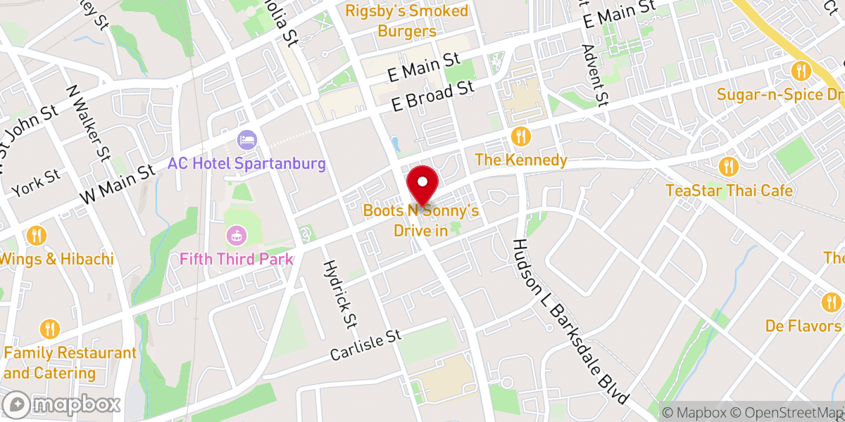 Map showing location of Bethel United Methodist Church