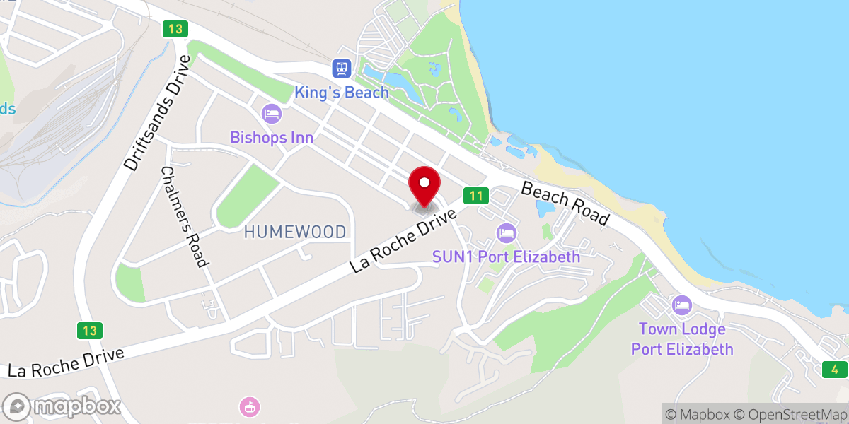 Map showing location of Corpus Christi Catholic Church