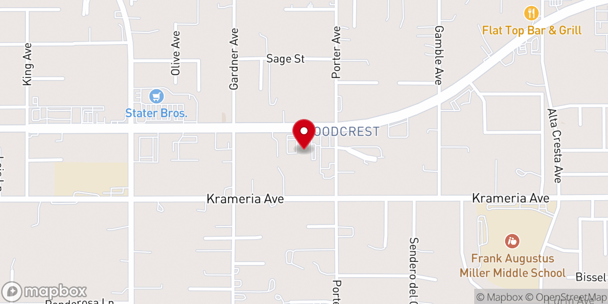 Map showing location of Sandals Church Woodcrest