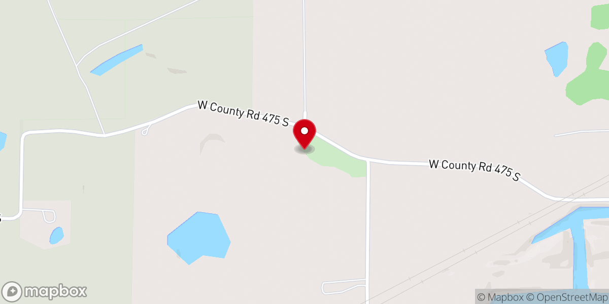 Map showing location of Patoka Grove Church