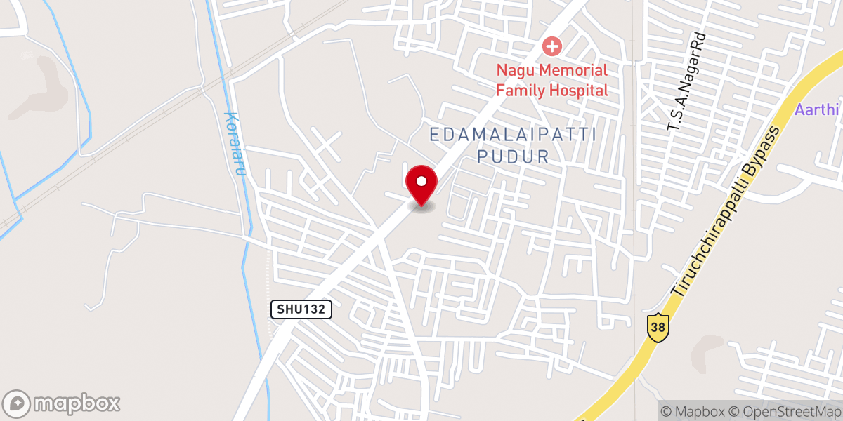 Map showing location of Carmel Infant Jesus Church.