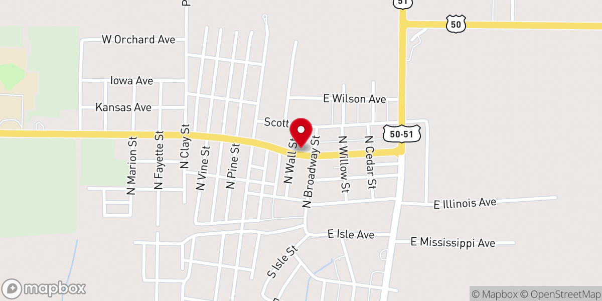Map showing location of Sandoval Shalom Community