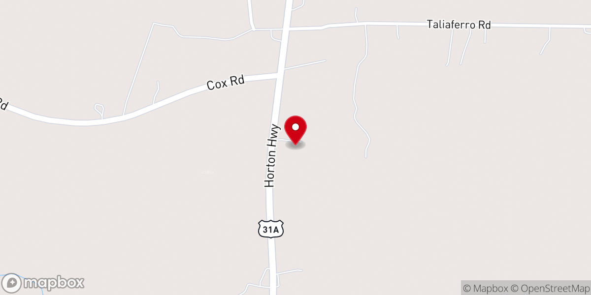 Map showing location of Mt Pleasant Missionary Baptist