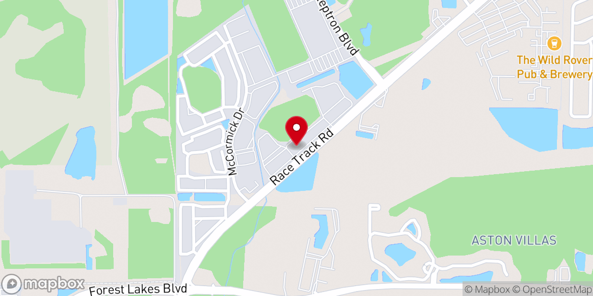 Map showing location of Rock Church of Tampa Bay