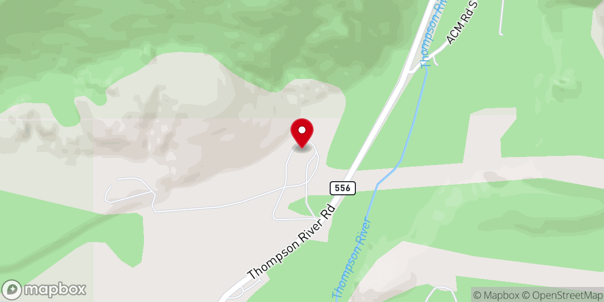Map showing location of Clark Fork Christian Fellowship