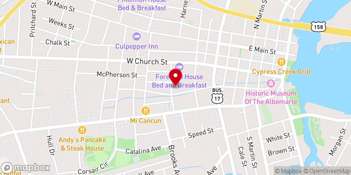 Map showing location of Mount Lebanon A.M.E. Zion Church
