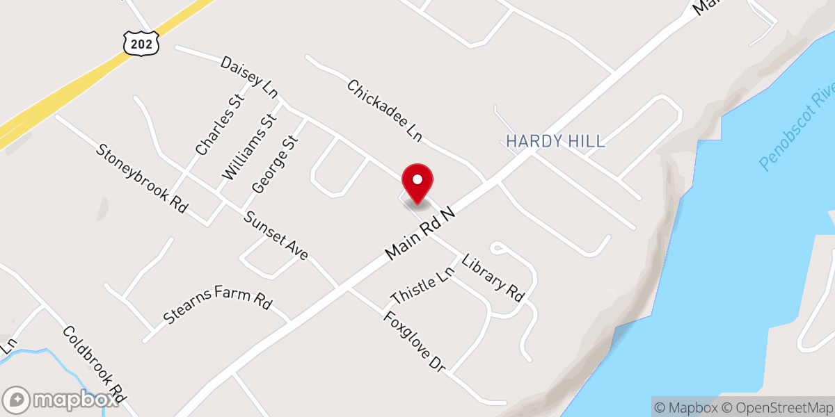 Map showing location of Discover Church