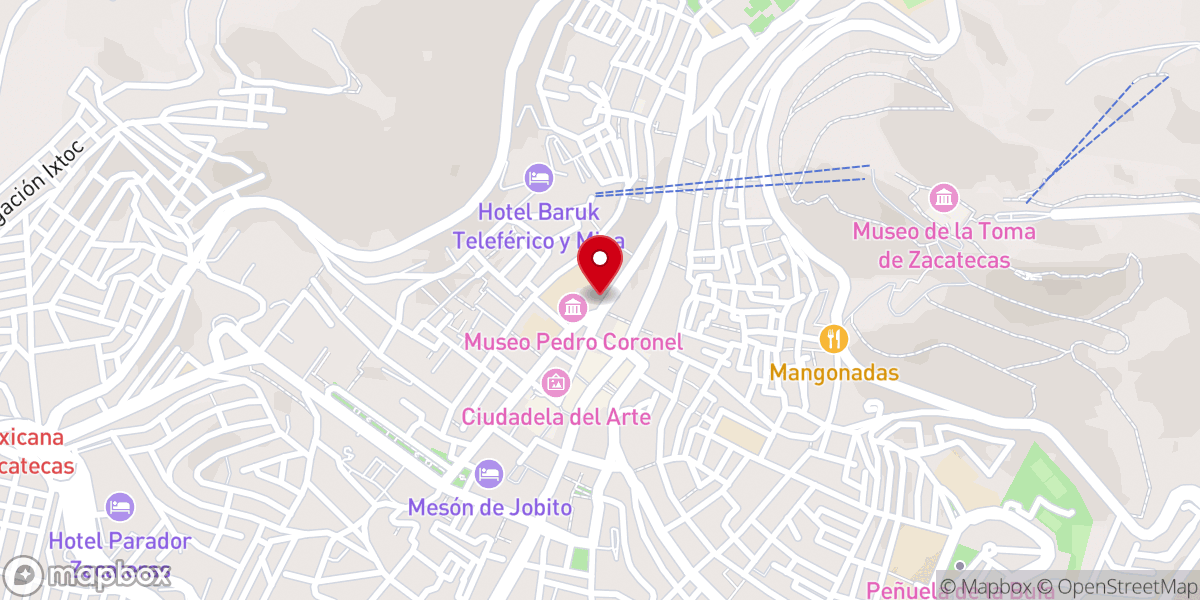 Map showing location of Parroquia de Santo Domingo