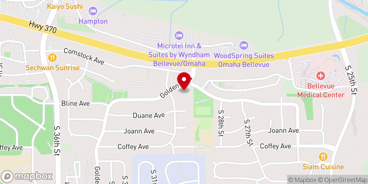 Map showing location of Golden Hills Seventh-day Adventist Church