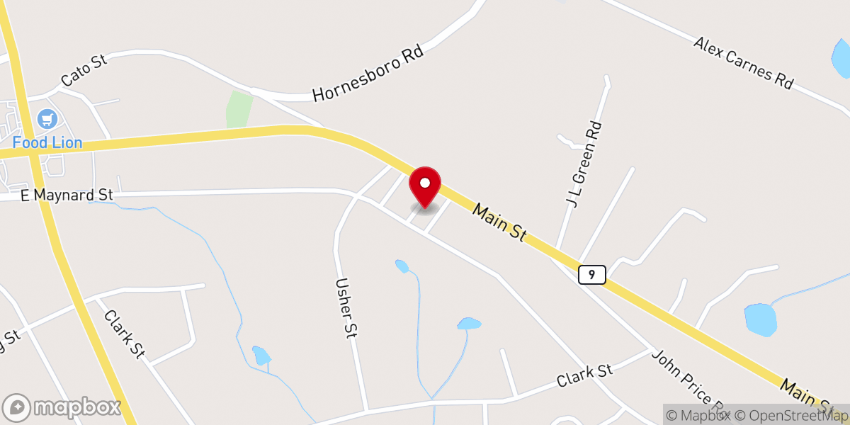 Map showing location of Door of Hope Ministries