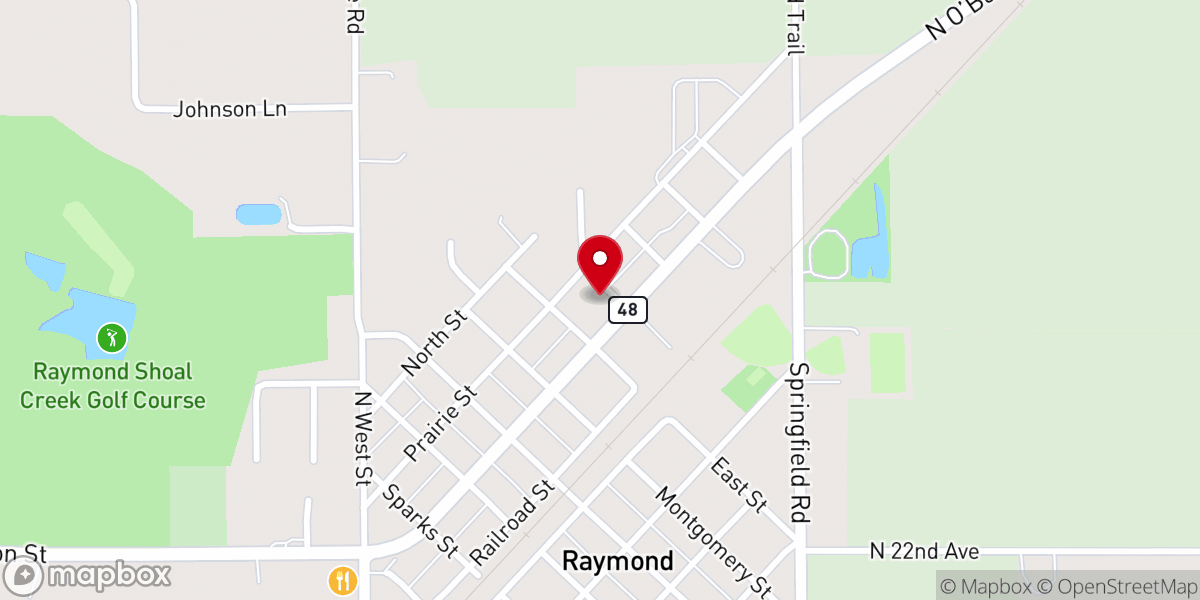 Map showing location of A Community of Faith Church