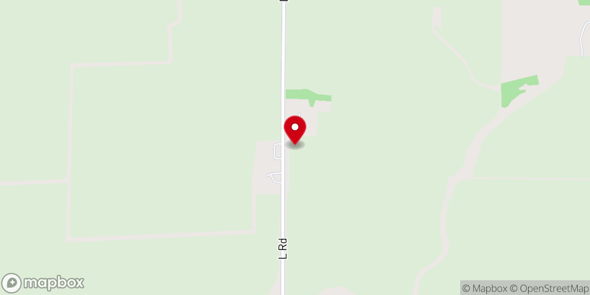 Map showing location of Holcomb Church