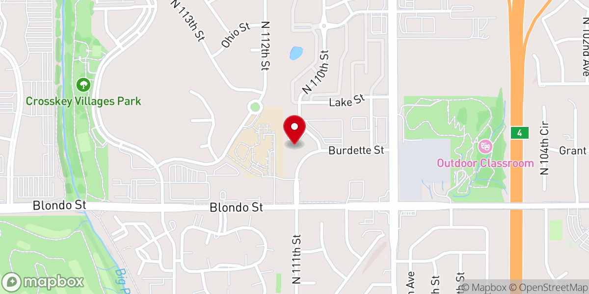 Map showing location of Archdiocese of Omaha: Chancery & Archbishop's Office