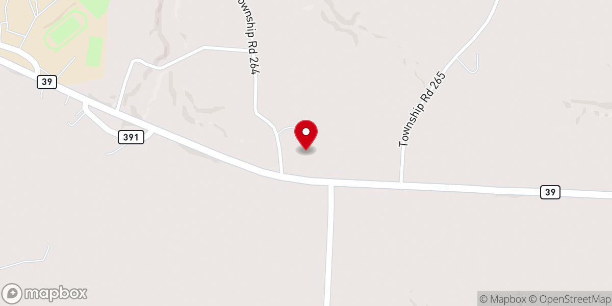 Map showing location of Millersburg Seventh-Day Adventist Church