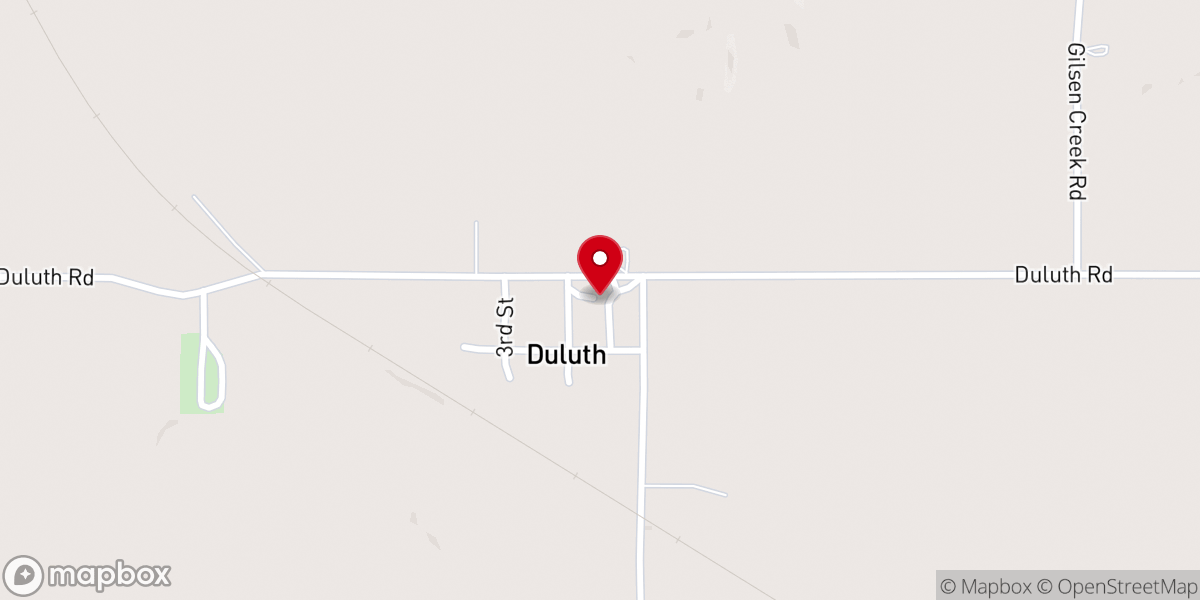 Map showing location of St Paul's Lutheran Church